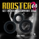 Velv Or Rooster Floki Pack - zestaw 3 elastycznych pierścieni silikonowych