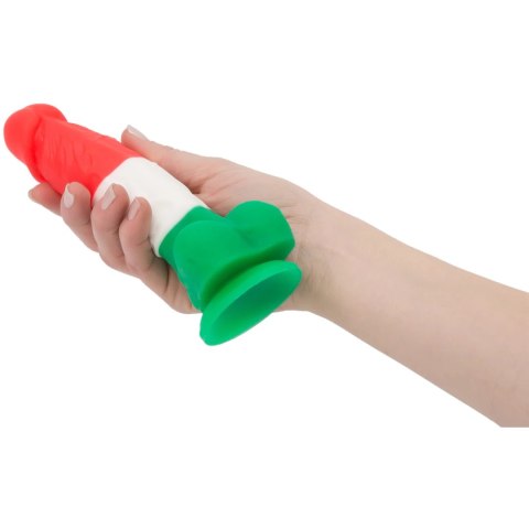 Addiction Leonardo 18 cm silikonowy model z przyssawką i jądrami Addiction Leonardo 18 cm silikonowy model z przyssawką i jądrami