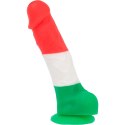 Addiction Leonardo 18 cm silikonowy model z przyssawką i jądrami