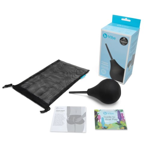 B-Vibe Classic Enema zestaw higieniczny 224 ml z silikonową gruszką B-Vibe Classic Enema zestaw higieniczny 224 ml z silikonową gruszką