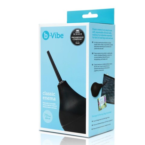 B-Vibe Classic Enema zestaw higieniczny 224 ml z silikonową gruszką B-Vibe Classic Enema zestaw higieniczny 224 ml z silikonową gruszką