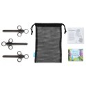 B-Vibe Lubricant Applicator Set - Zestaw 3 aplikatorow z etui, 9cm