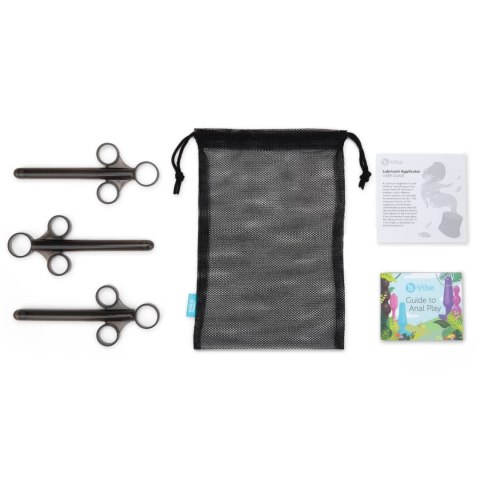 B-Vibe Lubricant Applicator Set - Zestaw 3 aplikatorow z etui, 9cm B-Vibe Lubricant Applicator Set - Zestaw 3 aplikatorow z etui, 9cm