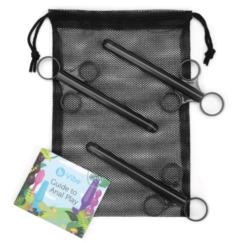 B-Vibe Lubricant Applicator Set - Zestaw 3 aplikatorow z etui, 9cm B-Vibe Lubricant Applicator Set - Zestaw 3 aplikatorow z etui, 9cm