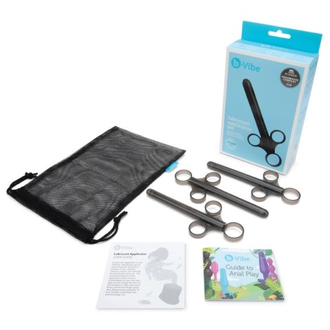 B-Vibe Lubricant Applicator Set - Zestaw 3 aplikatorow z etui, 9cm B-Vibe Lubricant Applicator Set - Zestaw 3 aplikatorow z etui, 9cm
