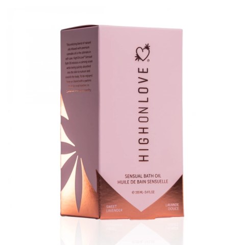 HighOnLove Bath Oil Lavender Honeybee 100ml - naturalny olejek do kąpieli HighOnLove Bath Oil Lavender Honeybee 100ml - naturalny olejek do kąpieli