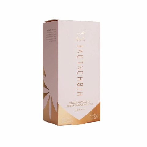 HighOnLove Massage Oil Biały Czekoladowy 120ml - Naturalny Olejek do Masażu HighOnLove Massage Oil Biały Czekoladowy 120ml - Naturalny Olejek do Masażu