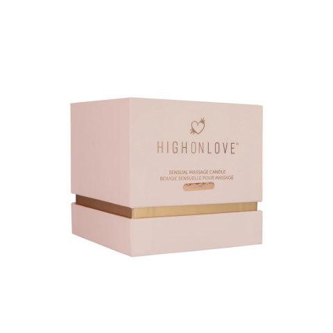 HighOnLove Świeca do masażu Rosebuds 250ml naturalny olejek konopny HighOnLove Świeca do masażu Rosebuds 250ml naturalny olejek konopny