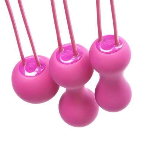 Je Joue Ami Zestaw 3 Kul Kegla Fuchsia - Progresywny System Ćwiczeń Je Joue Ami Zestaw 3 Kul Kegla Fuchsia - Progresywny System Ćwiczeń