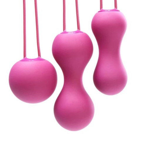 Je Joue Ami Zestaw 3 Kul Kegla Fuchsia - Progresywny System Ćwiczeń Je Joue Ami Zestaw 3 Kul Kegla Fuchsia - Progresywny System Ćwiczeń