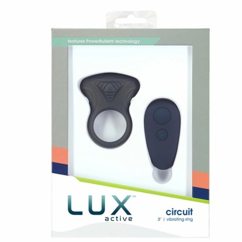 Lux Active Circuit silikonowy pierścień wibrujący z pilotem, ładowany USB Lux Active Circuit silikonowy pierścień wibrujący z pilotem, ładowany USB