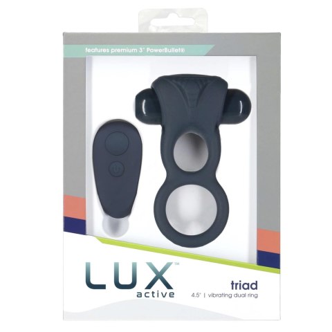 Lux Active Triad - podwojny pierścień silikonowy z pilotem i 7 trybami Lux Active Triad - podwojny pierścień silikonowy z pilotem i 7 trybami