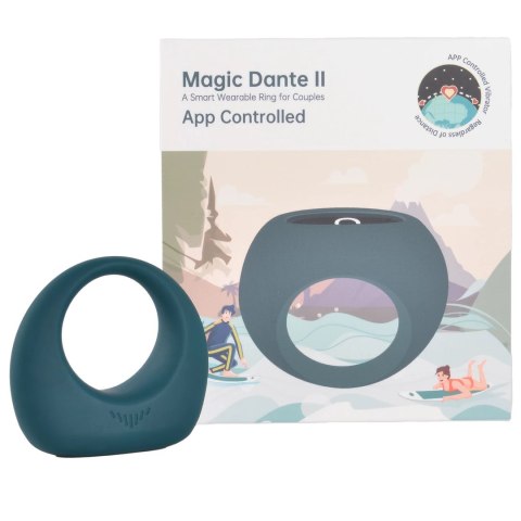 Magic Motion Dante II elastyczny pierścień wibrujący Bluetooth USB Magic Motion Dante II elastyczny pierścień wibrujący Bluetooth USB