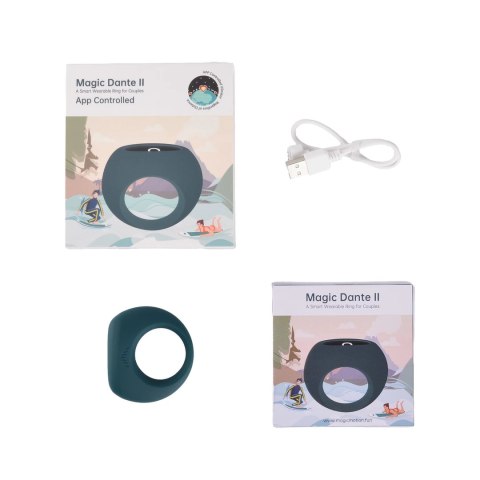 Magic Motion Dante II elastyczny pierścień wibrujący Bluetooth USB Magic Motion Dante II elastyczny pierścień wibrujący Bluetooth USB