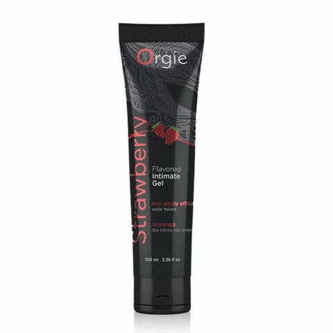 Orgie Lube Tube Żel intymny jadalny truskawkowy 100ml na bazie wody Orgie Lube Tube Żel intymny jadalny truskawkowy 100ml na bazie wody