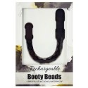 PowerBullet Booty Beads Black - Elastyczny model z 7 trybami i USB