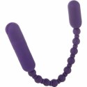PowerBullet Booty Beads Purple - Elastyczny system wibrujących koralikow