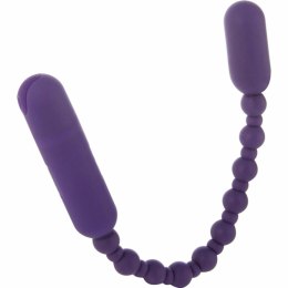 PowerBullet Booty Beads Purple - Elastyczny system wibrujących koralikow