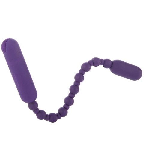 PowerBullet Booty Beads Purple - Elastyczny system wibrujących koralikow PowerBullet Booty Beads Purple - Elastyczny system wibrujących koralikow