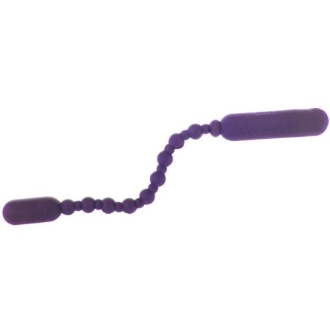 PowerBullet Booty Beads Purple - Elastyczny system wibrujących koralikow PowerBullet Booty Beads Purple - Elastyczny system wibrujących koralikow