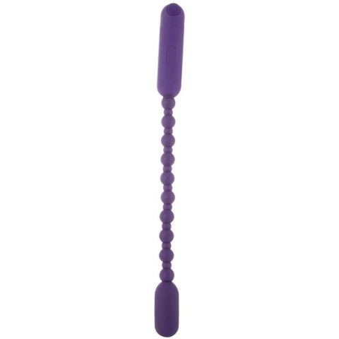 PowerBullet Booty Beads Purple - Elastyczny system wibrujących koralikow PowerBullet Booty Beads Purple - Elastyczny system wibrujących koralikow