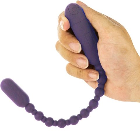 PowerBullet Booty Beads Purple - Elastyczny system wibrujących koralikow PowerBullet Booty Beads Purple - Elastyczny system wibrujących koralikow