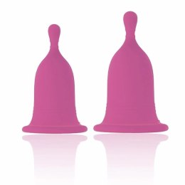 RS Femcare Cherry Cup zestaw kubeczkow menstruacyjnych S+M z woreczkiem