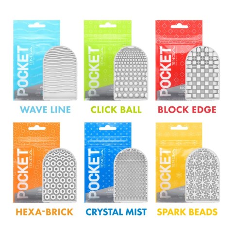 Tenga Pocket Stroker Crystal Mist - kompaktowa maszyna intymna Tenga Pocket Stroker Crystal Mist - kompaktowa maszyna intymna