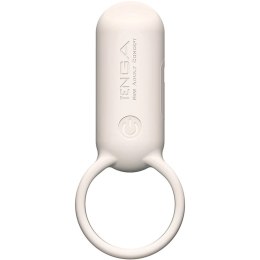 Tenga SVR Smart Vibe Ring Sand Beige - silikonowy pierścień wibrujący USB