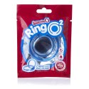 The Screaming O RingO 2 Blue podwojny pierścień silikonowy niebieski