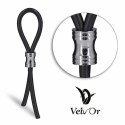Velv'Or JBoa 304 regulowany pierścień intymny czarno-srebrny 13cm