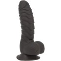 Addiction Ben Dong 18 cm Black - silikonowa anatomiczna forma, prążkowana