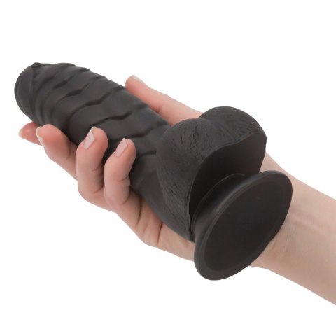 Addiction Ben Dong 18 cm Black - silikonowa anatomiczna forma, prążkowana Addiction Ben Dong 18 cm Black - silikonowa anatomiczna forma, prążkowana