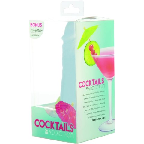 Addiction Cocktails Blue Lagoon 14 cm - Model silikonowy z przyssawką Addiction Cocktails Blue Lagoon 14 cm - Model silikonowy z przyssawką