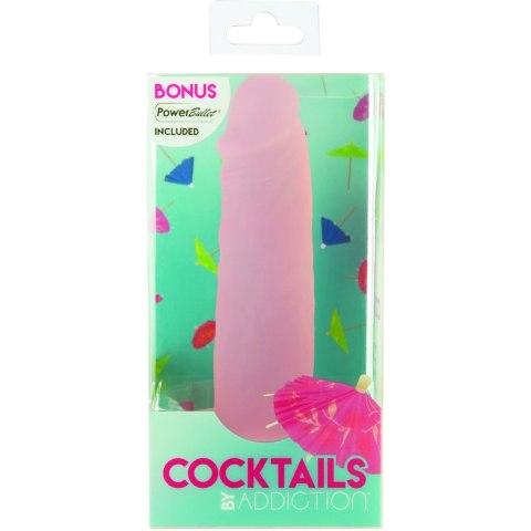Addiction Cocktails Model Peach Bellini 14 cm silikonowy z przyssawką Addiction Cocktails Model Peach Bellini 14 cm silikonowy z przyssawką