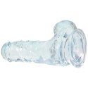 Addiction Crystal Addiction Clear 15 cm - przezroczysty model z przyssawką