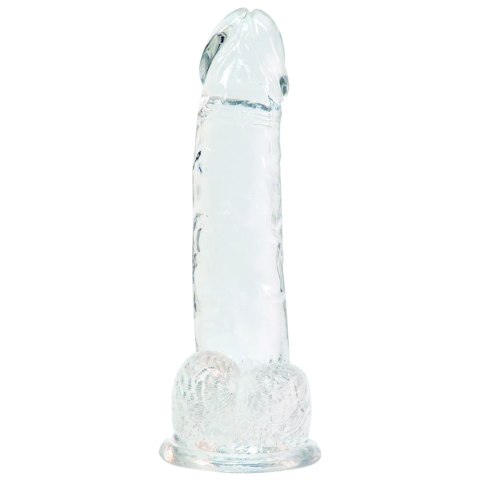 Addiction Crystal Addiction Clear 20 cm - model z przyssawką, transparentny Addiction Crystal Addiction Clear 20 cm - model z przyssawką, transparentny