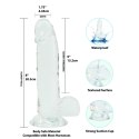 Addiction Crystal Addiction Clear 20 cm - model z przyssawką, transparentny
