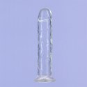 Addiction Crystal Addiction Vertical 18cm - Transparentny model TPE z przyssawką