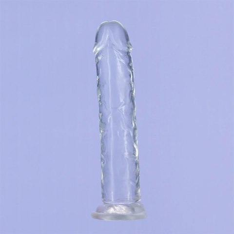 Addiction Crystal Addiction Vertical 18cm - Transparentny model TPE z przyssawką Addiction Crystal Addiction Vertical 18cm - Transparentny model TPE z przyssawką