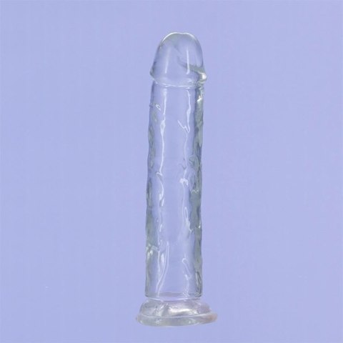 Addiction Crystal Addiction Vertical 18cm - Transparentny model TPE z przyssawką Addiction Crystal Addiction Vertical 18cm - Transparentny model TPE z przyssawką