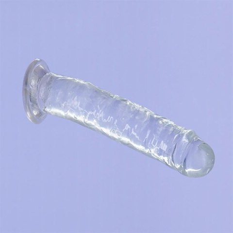 Addiction Crystal Addiction Vertical 18cm - Transparentny model TPE z przyssawką Addiction Crystal Addiction Vertical 18cm - Transparentny model TPE z przyssawką