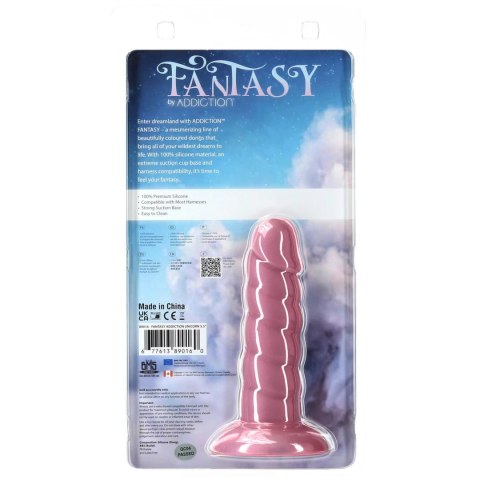 Addiction Fantasy Addiction 14 cm Unicorn Pink silikonowy model z przyssawką Addiction Fantasy Addiction 14 cm Unicorn Pink silikonowy model z przyssawką