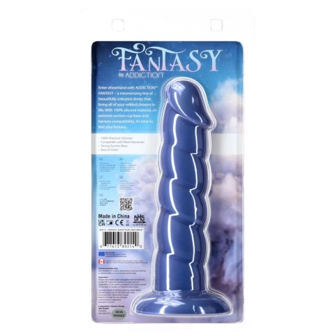 Addiction Fantasy Unicorn Blue 20 cm silikonowy model z przyssawką Addiction Fantasy Unicorn Blue 20 cm silikonowy model z przyssawką
