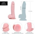 Addiction Mark Model 19 cm Beżowy - elastyczny model z przyssawką