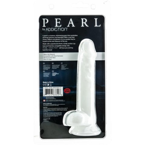 Addiction Pearl Dong 19 cm - Model z przyssawką i perłowym wykończeniem Addiction Pearl Dong 19 cm - Model z przyssawką i perłowym wykończeniem