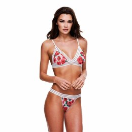 Baci White Floral & Lace Komplet bielizny z otwartymi plecami M/L