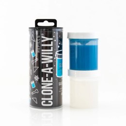 Clone A Willy Glow Blue - Uzupełniacz silikonowy świecący na niebiesko