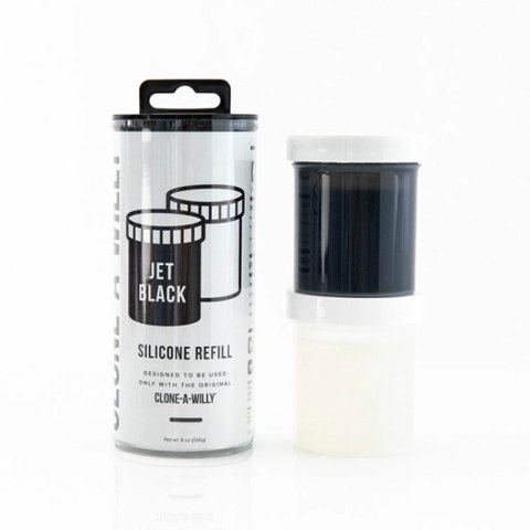 Clone A Willy Refill Jet Black - silikon uzupełniający, czarny Clone A Willy Refill Jet Black - silikon uzupełniający, czarny