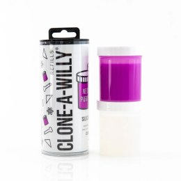 Clone A Willy Refill Neon Purple - silikon do form intymnych, fioletowy